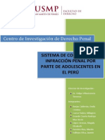Sistema de Control de La Infraccion Penal Por Parte de Adolescentes en El Peru