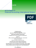 2008 Passcards: ACCA Paper F3 Financial Accounting (International Stream)