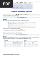 Microsoft Excel 2007-Intermediate II