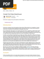 Create First Data WareHouse - CodeProject