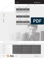 Microsoft Windows 7 Certification Path Mapping Chart