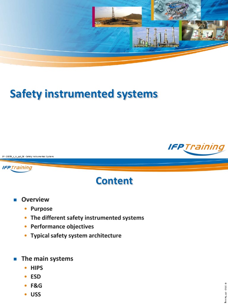 08.1 - 20056 - C - A - PPT - 06 - Safety Instrumented Systems PDF | PDF ...