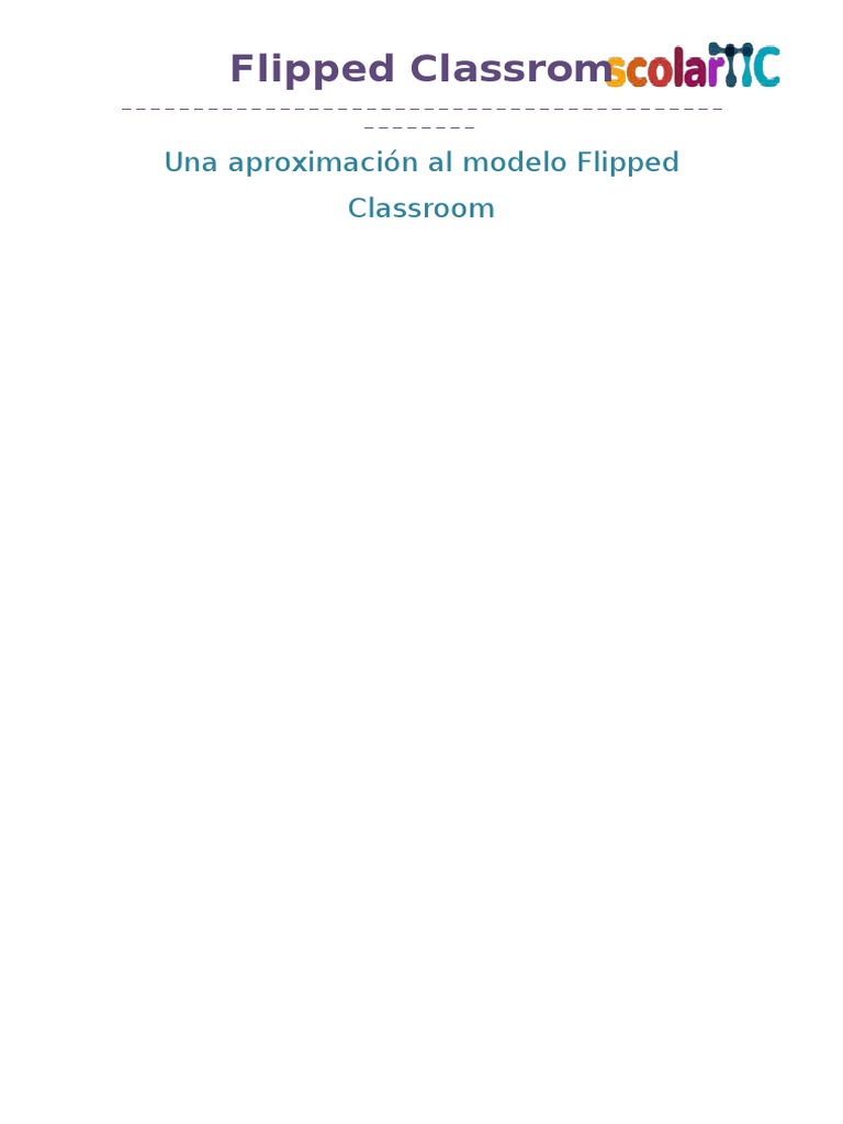 Introducción al Flipped Classroom | PDF | Evaluación | Aprendizaje