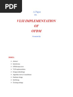 Download VLSI IMPIMENTATION OF OFDM by prashanth68760 SN28844279 doc pdf