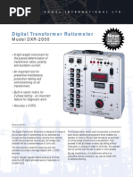 Teldar TTR 3000 | PDF | Power Engineering | Transformer