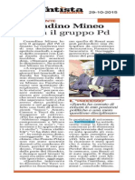 Corradino Mineo lascia il PD