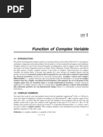 Function of Complex Variable: Z X + Iy