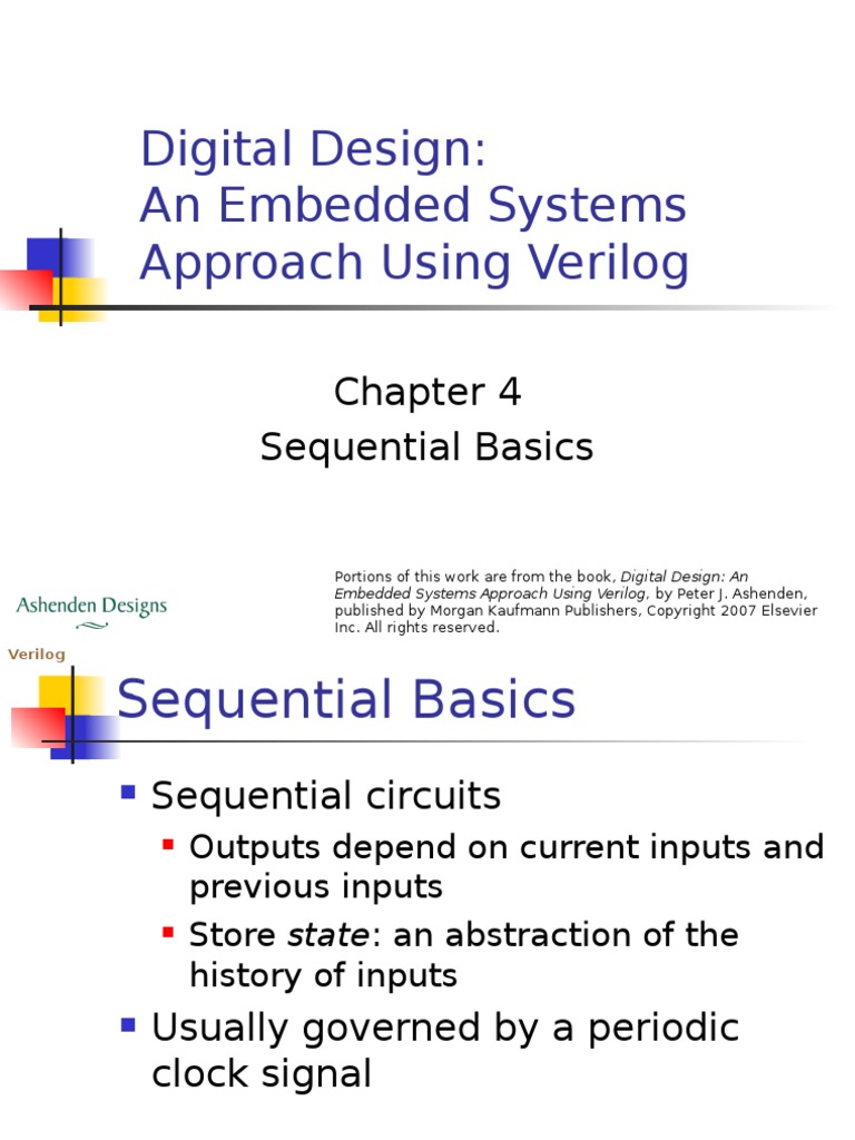 Digital design (verilog): an embedded systems approach using verilog