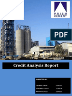 Credit Report Prism Cement
