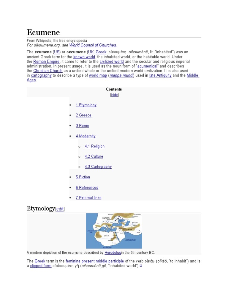 Ecumene | PDF | Ecumenism | Religion And Belief