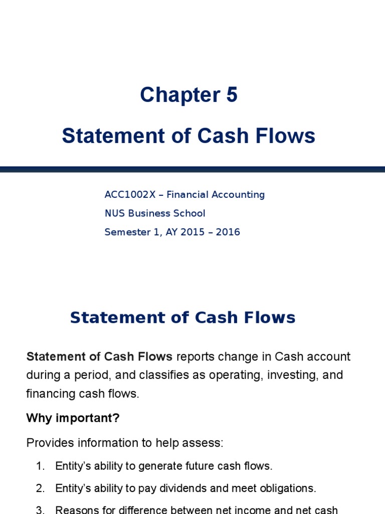 Cash Flow Statement Overview | PDF | Cash Flow Statement | Expense