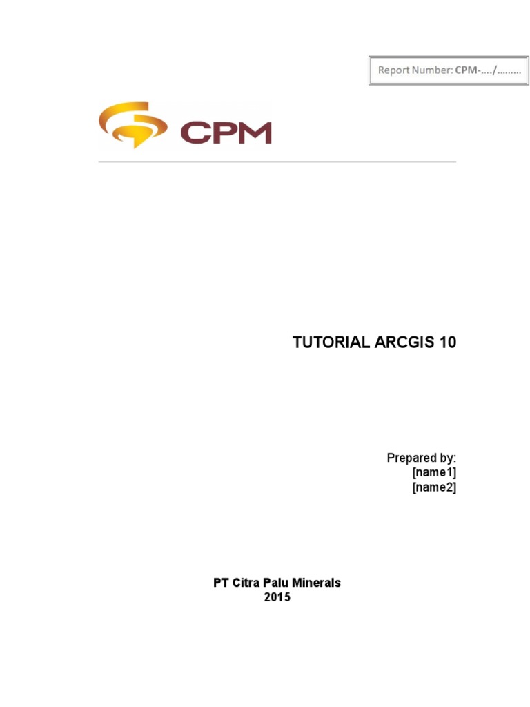 Tutorial Arcgis 10 Eng Version | PDF | Arc Gis | Geographic Information ...
