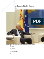 Rajoy Asume El Control de Los Fondos para Cataluña