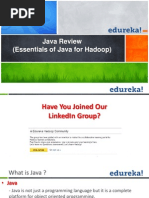 Java Review (Essentials of Java For Hadoop)