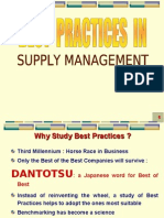 Best Practices in Supply Management