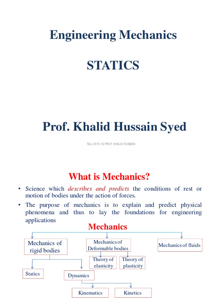 Engineering Statics Essentials | PDF | Friction | Force