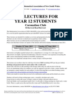 Mansw HSC Lectures Coro Club 2015 Fax Email 1