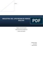 Industria Upstream Hidrocarburos Bolivia