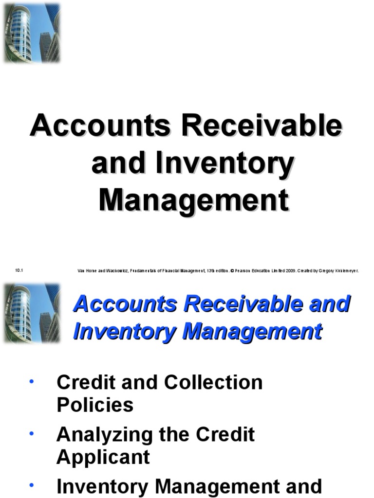 Accounts Receivable and Inventory Management | PDF | Inventory ...