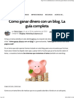 Cómo Ganar Dinero Con Un Blog