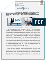 No Soy Un Aculturado de Jose María Arguedas y Las Culturas y La Globalizacion de Mario Vargas Llosa.