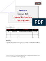 Creación de Tráfico en CRM Autoline