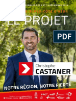 CASTANER : Projet des régionales 2015 pour la région PACA