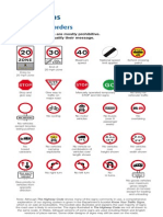 The Highway Code Traffic Signs