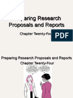 Preparing Research Proposals and Reports