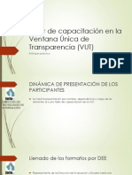 Taller de Capacitacion en La VUT