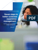 KPMG Seven Steps Better Customer Experience Management