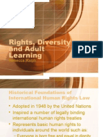rights diversity and adult learning