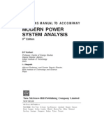 SOLUTIONS MANUAL TO ACCOMPANY MODERN POWER SYSTEM ANALYSISl