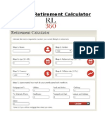 RL360° Retirement Calculator