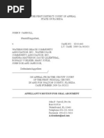 Download Appellants Motion for Oral Argument by John Carroll SN28850458 doc pdf