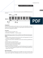 Drum Beats: Student Assignment Sheet