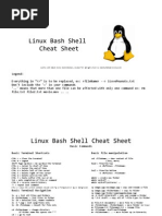 Bash Cheat Sheet