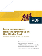 2 - Lean Management From The Ground Up in The Middle East