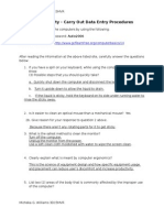 Class Activity - Carry Out Data Entry Procedures