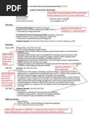 Sample Resume MEMMBA