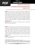 Historicidade dos discursos autorreferentes