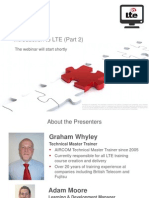 Introduction To LTE (Part 2) : The Webinar Will Start Shortly