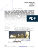 Slurry Abrasion Test ("Miller Test" ASTM G75) : Coating Technology