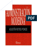 Administración Moderna-Augistin Reyes Ponce