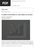 A Mulher de Provérbios 31_ Uma Mulher de Carreira_ _ Monergismo