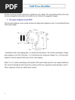 Exp5 Full Wave Rectifier