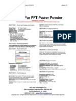 Msds For FFT Power Powder