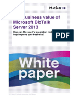 The Business Value of Microsoft BizTalk Server 2013