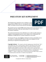 PSEE STUDY KIT Supplement v10.6