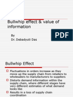 Bullwhip Effect & Value of Information